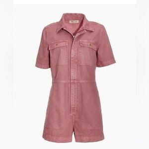 Madewell Garment-dyed Coverall Romper